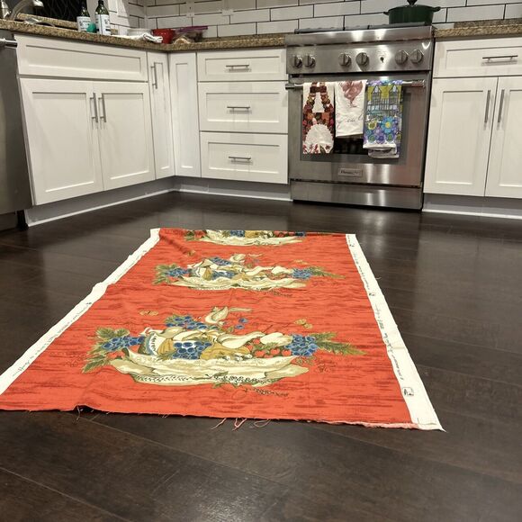 Vintage Henry Ford Museum By Greeff  Fruit Bowl Finishing School 3 Yards 2” - Picture 10 of 12